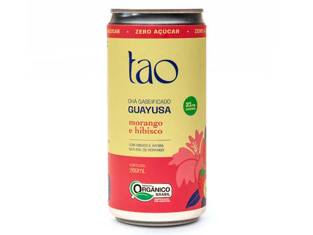 TAO Guayusa Morango com Hibisco